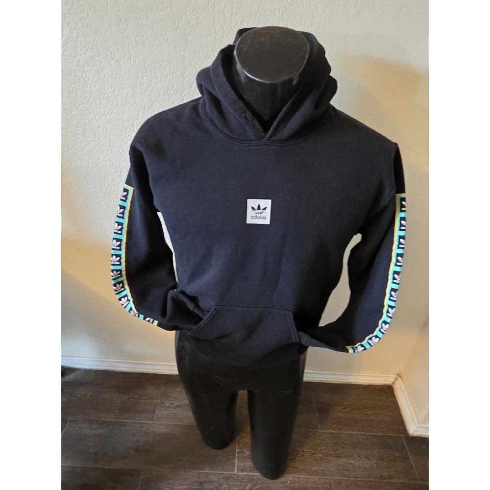 Adidas Black Hoodie Sweatshirt Small